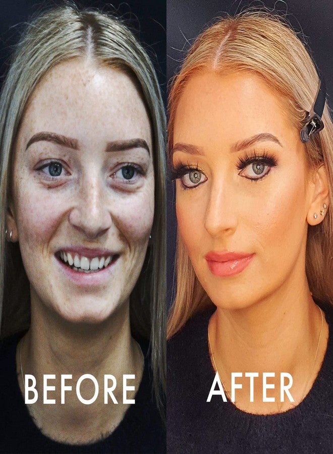 كلارا لمستحضرات التجميل باليت كونتور برونزي أحمر خدود وإضاءة من كلارا كوزمتكس - باليت مكياج للوجه بلمسة نهائية مطفية ولامعة - أنتيمابل - 0.35 أونصة - Image 3