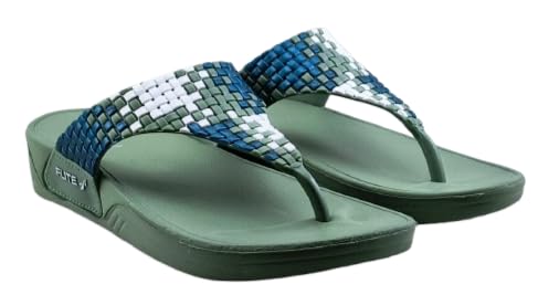Flite Daily Use Thong Slippers for Women || Non-Slip & Anti-Skid Bathroom Slippers | Lightweight, Waterproof & Comfortable Casual Flip-Flops (Pista, UK Footwear Size System, Adult, Women, Numeric, Medium, 3) - Image 1