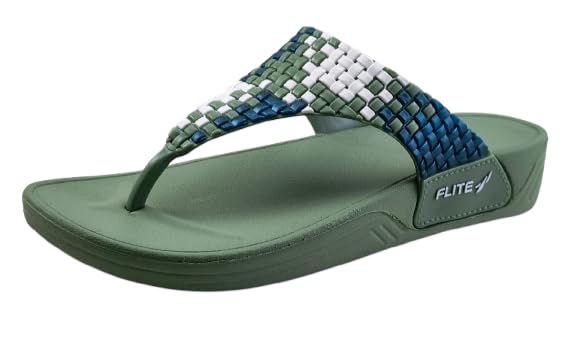 Flite Daily Use Thong Slippers for Women || Non-Slip & Anti-Skid Bathroom Slippers | Lightweight, Waterproof & Comfortable Casual Flip-Flops (Pista, UK Footwear Size System, Adult, Women, Numeric, Medium, 3) - Image 3