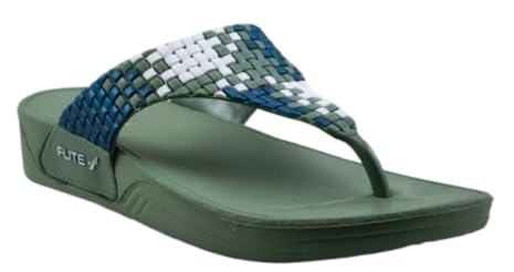 Flite Daily Use Thong Slippers for Women || Non-Slip & Anti-Skid Bathroom Slippers | Lightweight, Waterproof & Comfortable Casual Flip-Flops (Pista, UK Footwear Size System, Adult, Women, Numeric, Medium, 3) - Image 2