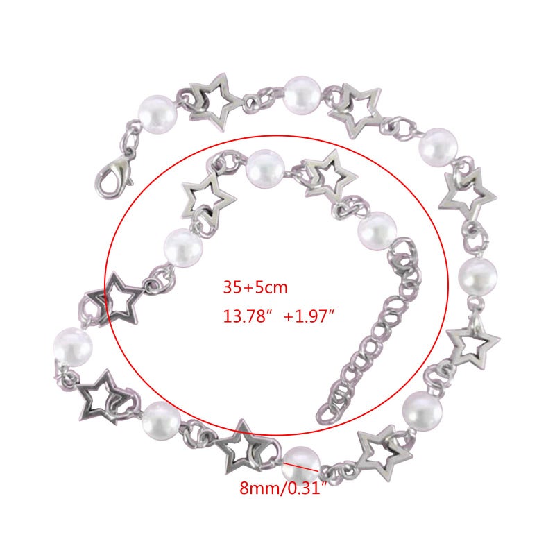 Hollow Star Pendant Necklace For Women Punk Grunge Clavicle Chain Valentines Day Gift - Image 5
