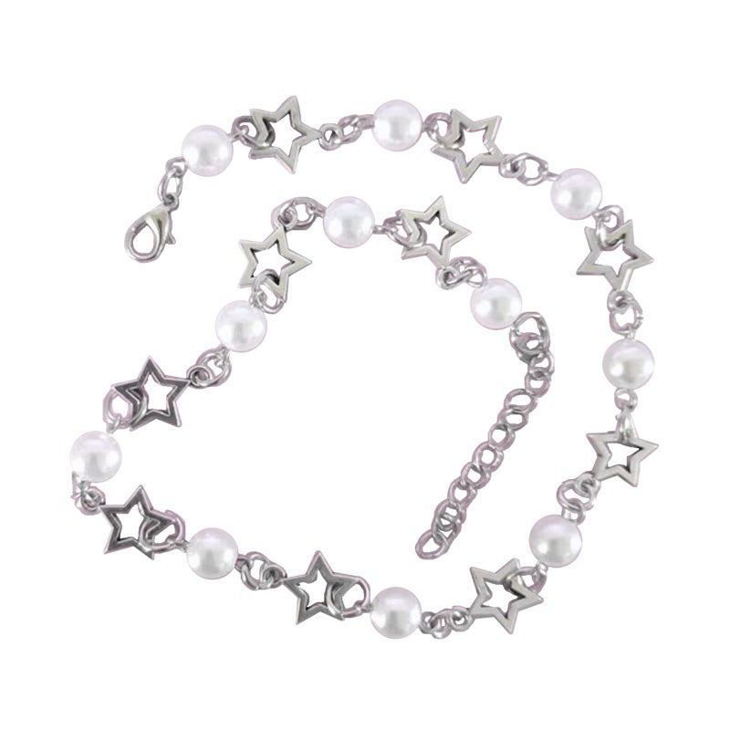 Hollow Star Pendant Necklace For Women Punk Grunge Clavicle Chain Valentines Day Gift - Image 2