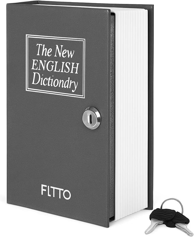 Fitto Deposit Box 8x4.5x11.5cm Black – Secure Storage and Organization - Image 1