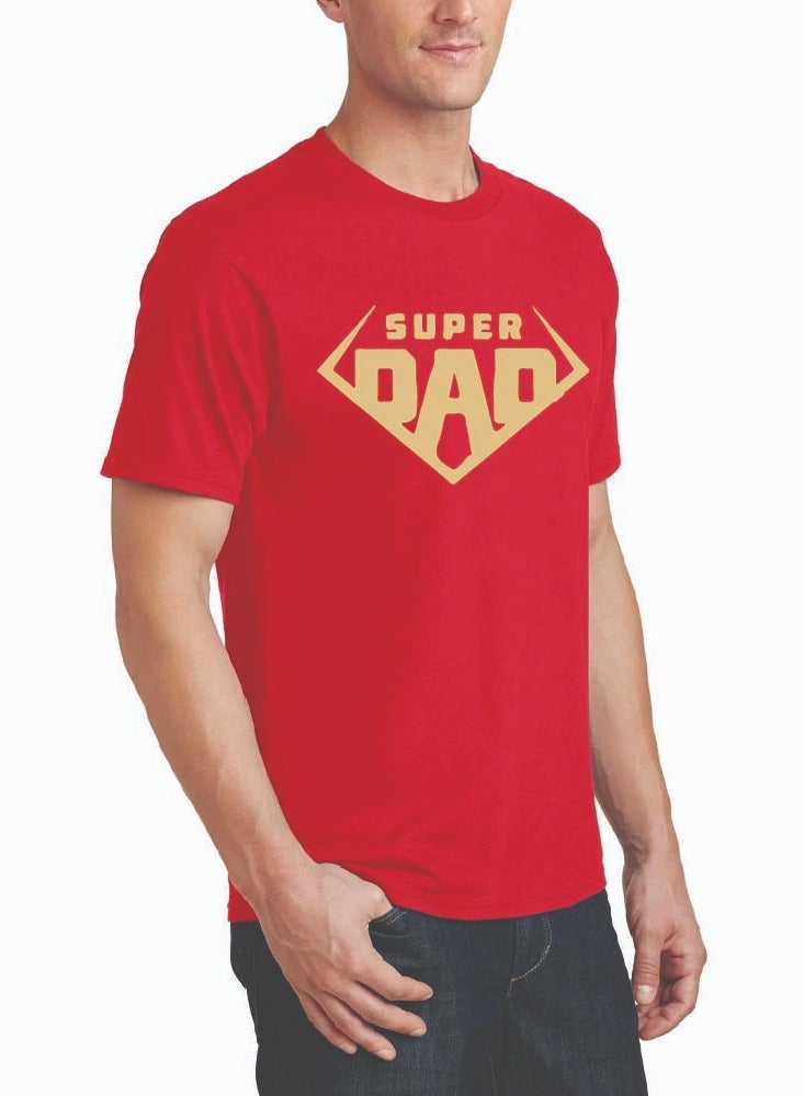 PRINTSHOP4ME Dad T-Shirt for Daddy - Dad T-Shirt for Father's Day - Dad Graphic Printed Men's T-Shirt - Worlds Best Dad T-Shirt - Father's Day T-Shirt for Dad - Image 4