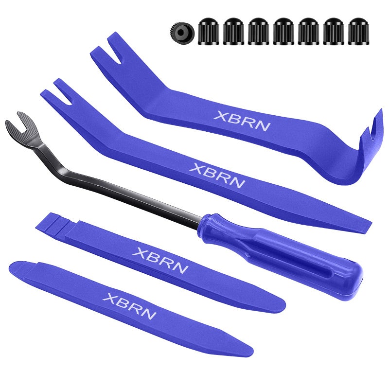 XBRN Auto Trim Removal Tool Kit13 Pcs Car Panel Door Window Tools KitAuto Clip Fastener Remover Pry Tool Set Blue