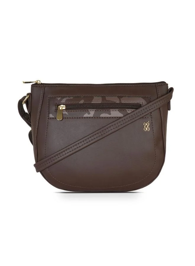 باجيت Baggit Women Brown Sling Bag Small Size | Ladies Stylish Casual Cross Body Purse Handbag