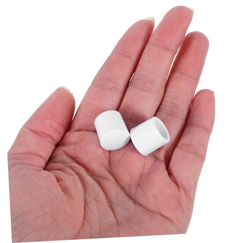 30pcs White Plastic Door Stopper Replacement Tips Wall Protection Bumper Covers - Image 5