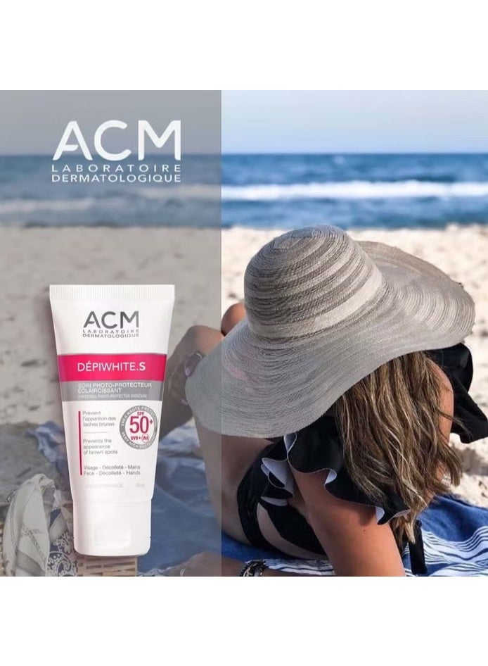 ACM Laboratoire dermatologique ACM Depiwhite S SPF50+ Whitening Photoprotective Cream 50ml - Skin Brightening & UV Protection - Image 3