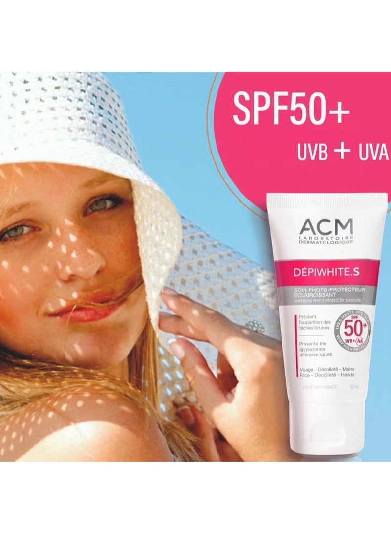 ACM Laboratoire dermatologique ACM Depiwhite S SPF50+ Whitening Photoprotective Cream 50ml - Skin Brightening & UV Protection - Image 4