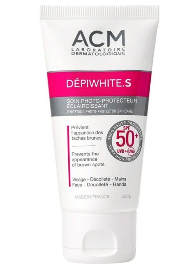 ACM Laboratoire dermatologique ACM Depiwhite S SPF50+ Whitening Photoprotective Cream 50ml - Skin Brightening & UV Protection - Image 2