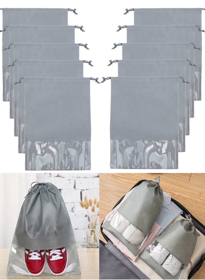 Generic 10PCS Waterproof Shoes Storage Bag Pouch Travel Drawstring Bag  - Image 1