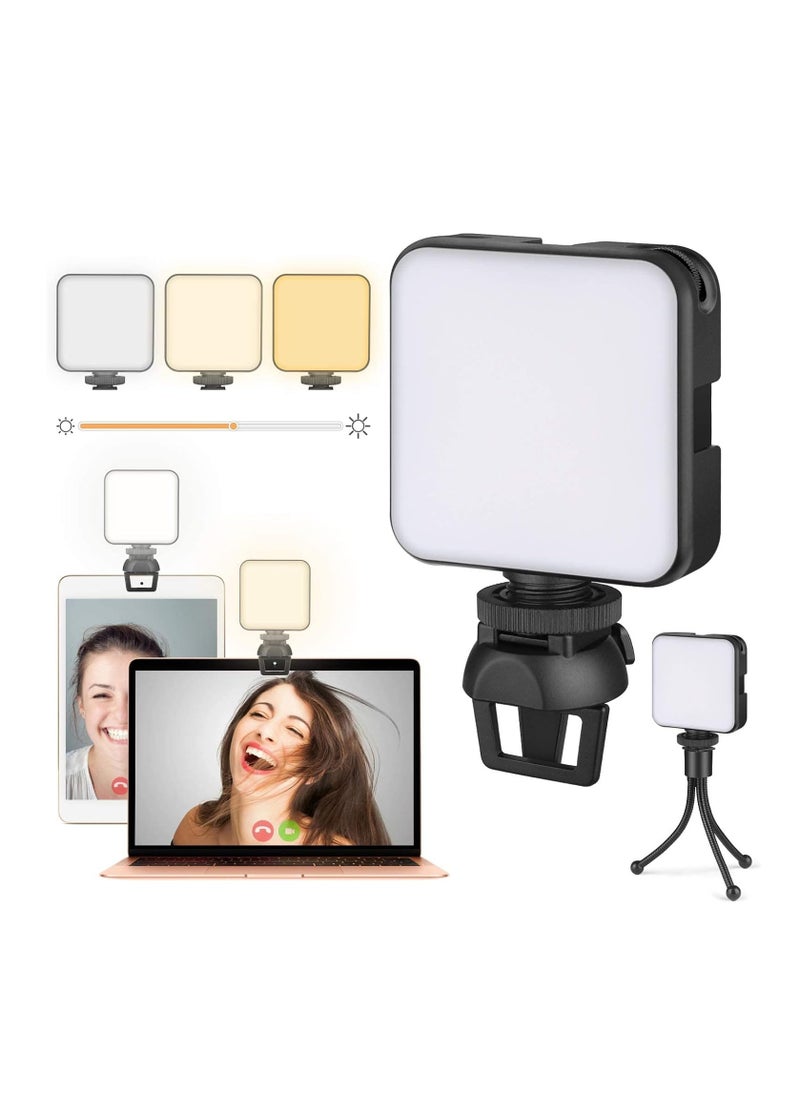 Excefore - Video Conference Lighting Kit, Selfie Light With Front & Back Clip, Zoom Light For Phone, Iphone, Android, Ipad, Laptop, Camera, For Makeup, Selfie, Vlog, Video Conference - Image 1