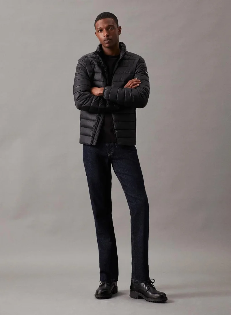 Calvin Klein Ck Black Recycled Puffer Jacket for Men | Best Price UAE