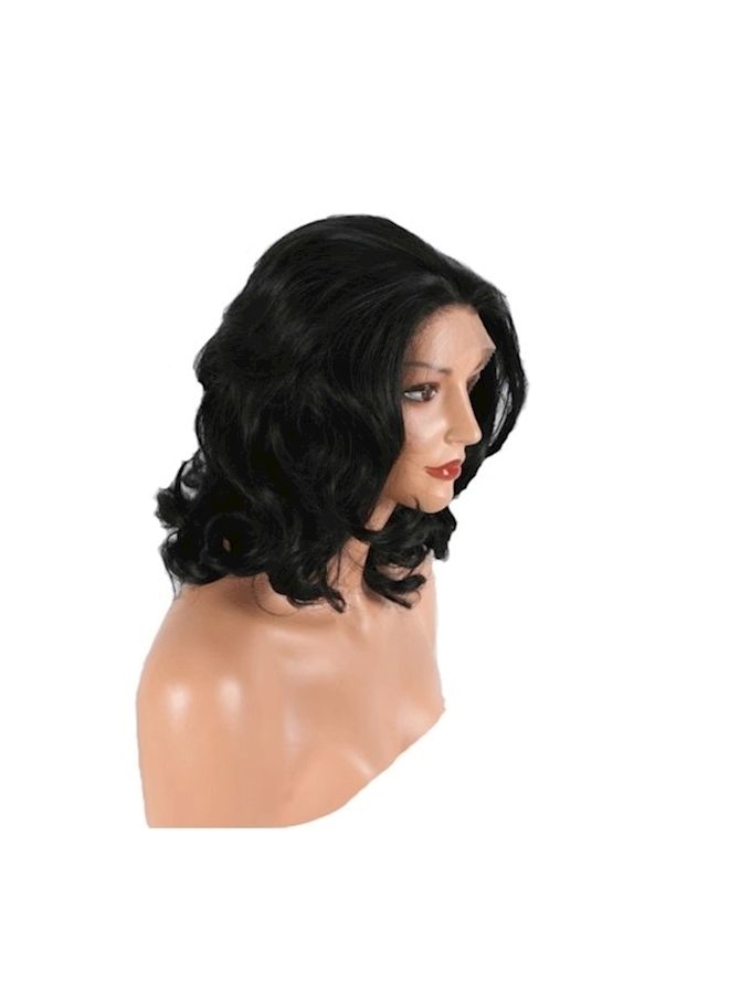 نيبمينينت شعر مستعار مموج أمامي أسود - Image 2