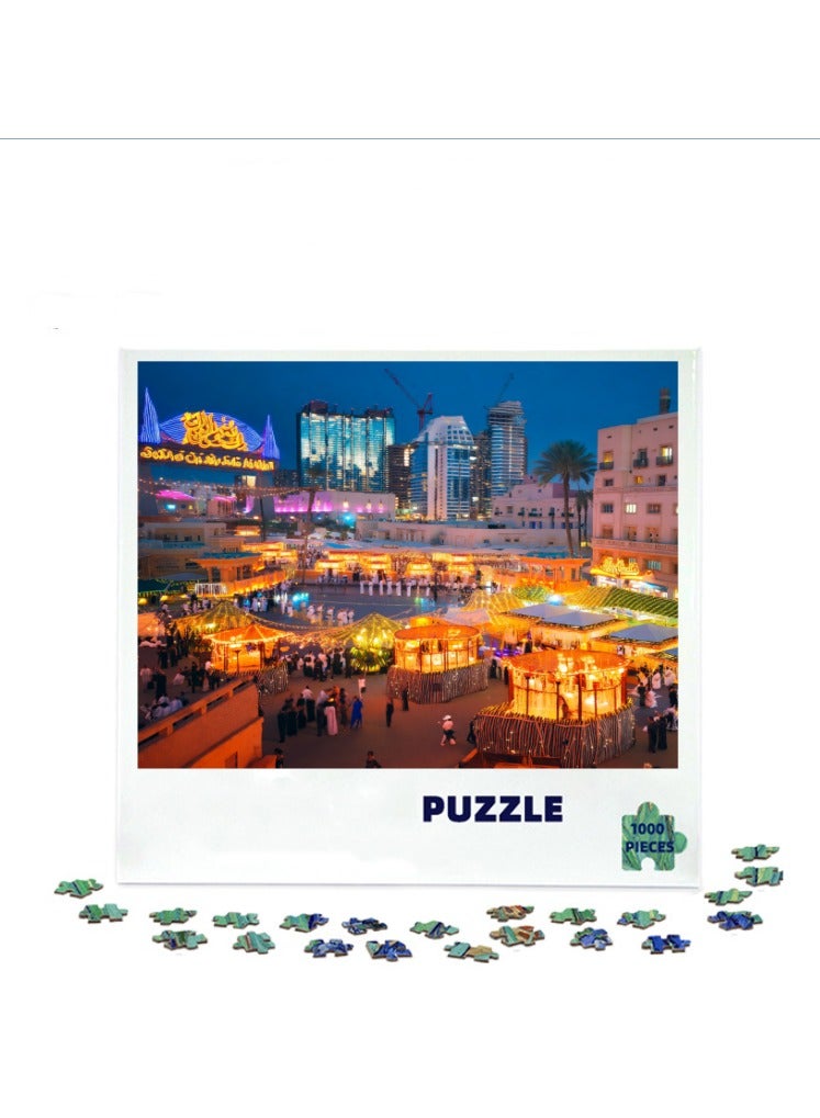Anna 1000-Piece 3D Creative Landscape Puzzle - Engaging Brain Teaser - Image 1