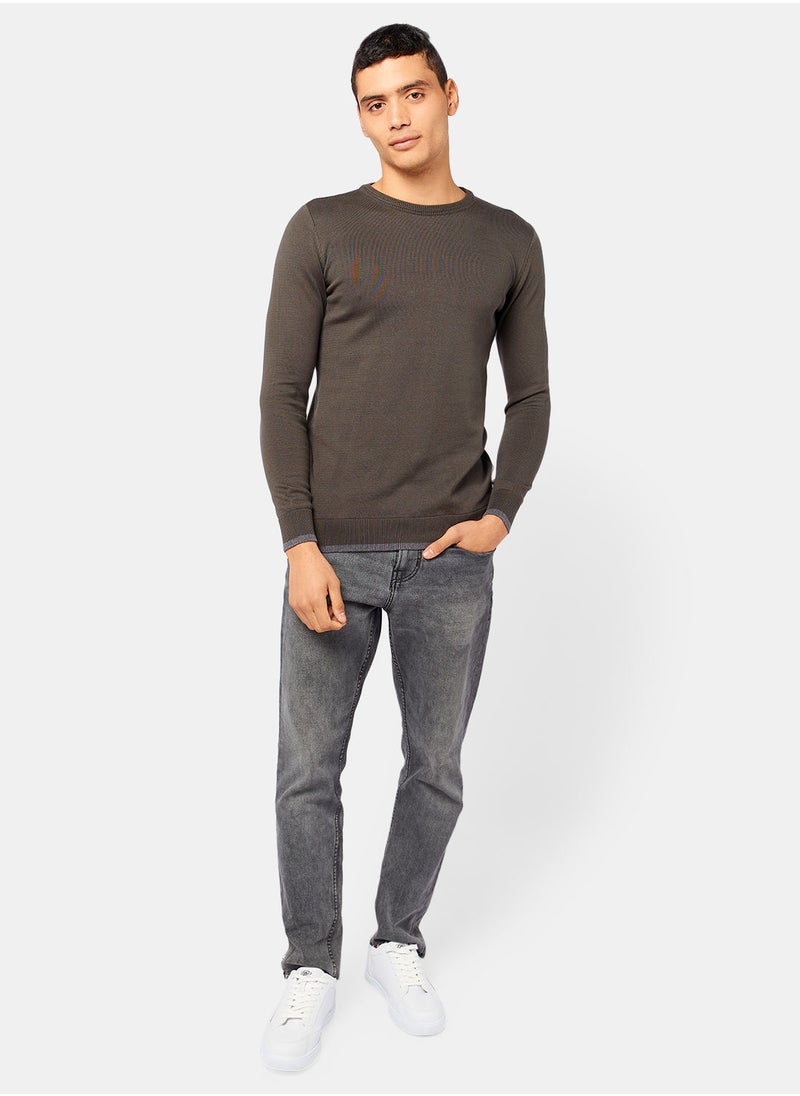 TOWN TEAM - Contrast Stripe Pullover - Image 1