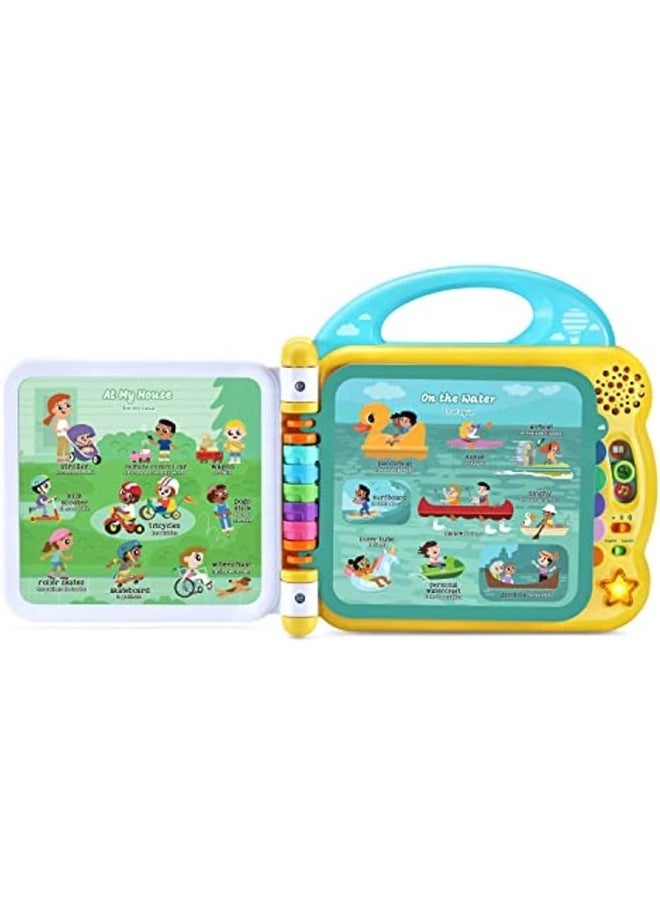 LeapFrog 100 Things That Go, Interactive Bilingual Vehicle Book For Toddlers, Teaches Transportation Words And Sounds, Fun Early Learning Toy For Ages 18 Months To 4 Years  - Image 5