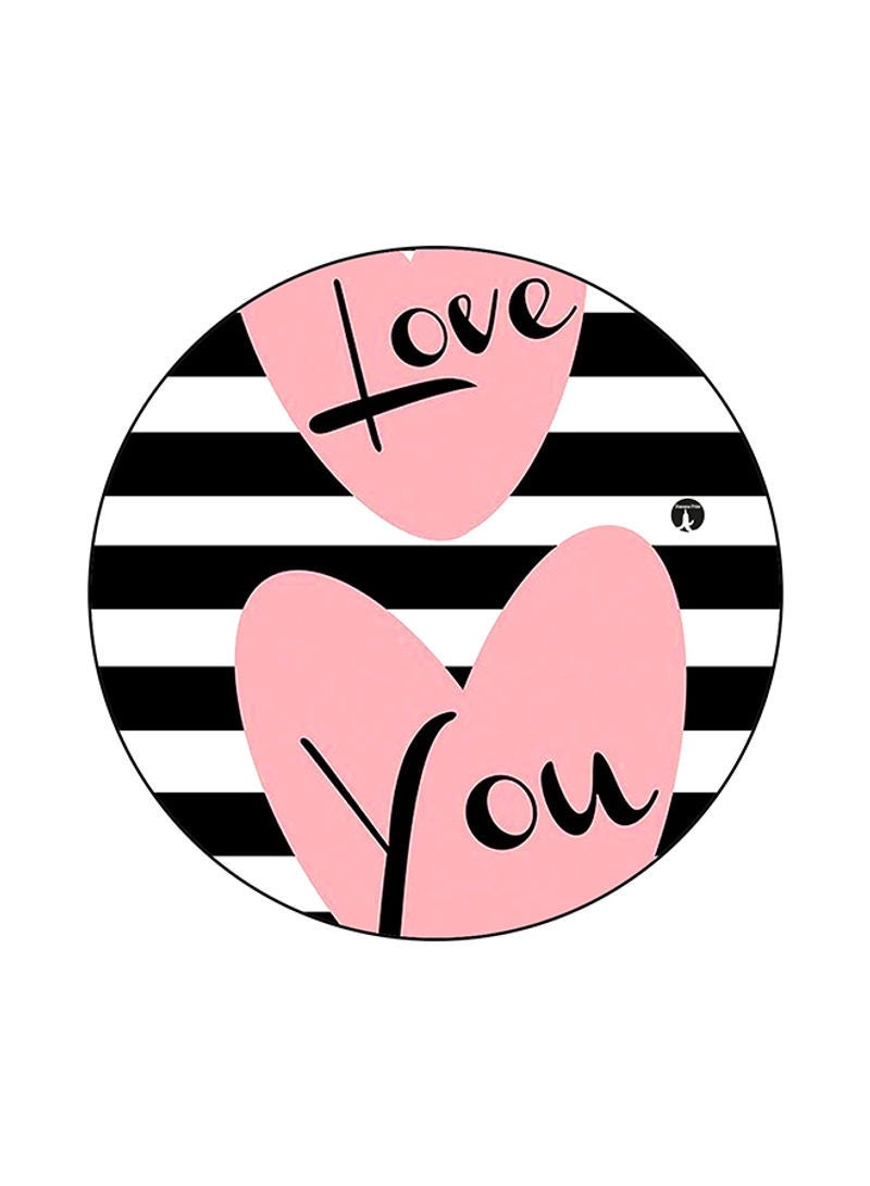 English Phrases Print Mouse Pad Multicolour