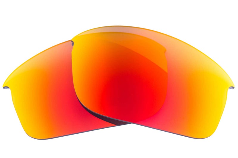 LenzFlip Replacement lenses for Oakley Bottle Rocket oo9164 sunglasses - Crafted in the USA (Grey Polarized with Red Mirror) - Image 1
