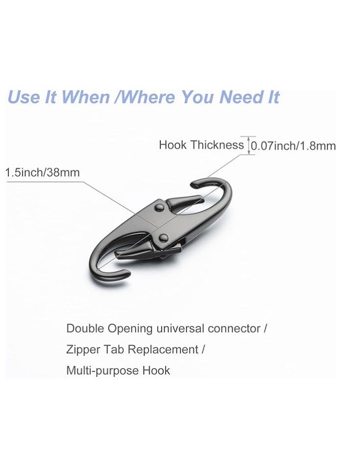 Anti-Theft Zipper Lock - Dual Function as Zipper Pull & Secure Clip for Bags/Luggage - Image 2