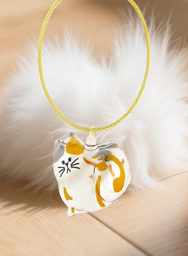 ZPSOX Cat Hair Keychain, 2Pcs Cat Hair Storage Bottle，Pet Fur Keepsake,Pet Hair Storage/Memorial Keychain,Cute Pet Memorial Gifts,[C Model] - Image 2