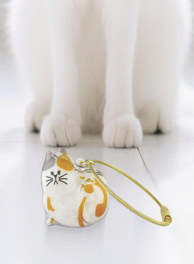 ZPSOX Cat Hair Keychain, 2Pcs Cat Hair Storage Bottle，Pet Fur Keepsake,Pet Hair Storage/Memorial Keychain,Cute Pet Memorial Gifts,[C Model] - Image 3