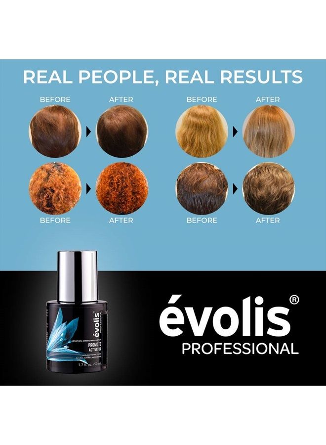 evolis évolis PROMOTE Activator Hair Regrowth Treatment | Weightless, Non-Greasy Scalp Treatment to Boost Hair Growth | Hair Growth Serum Lengthens, Protects Hair - Keratin Hair Regrowth Treatment (1.7 fl oz - Image 4