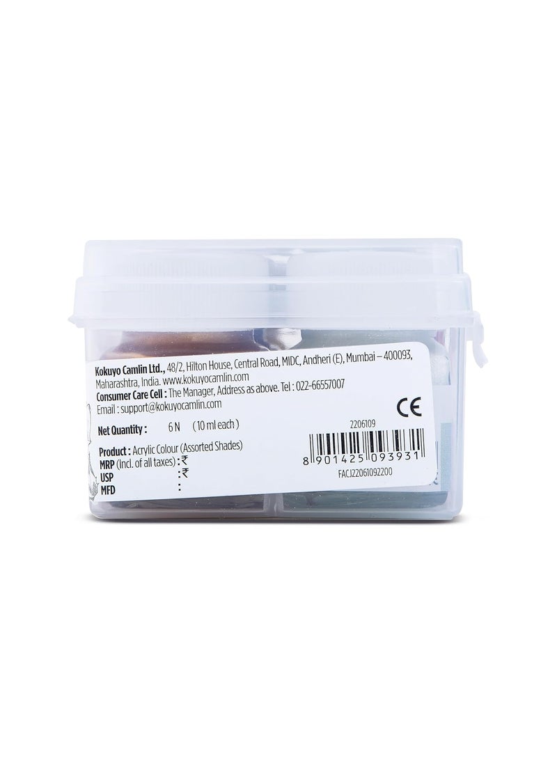 camel Camel Fabrica Acrylic Metallic Color - 10ml each, 6 Shades  - Image 2