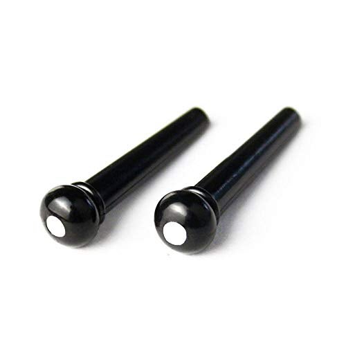 SIKO REEDS-6Pcs Black Acoustic Guitar ABS Plastic Bridge Pins - Image 3