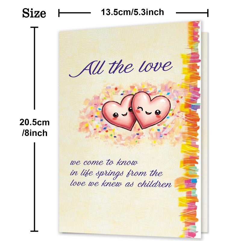 HEJOYN Valentines Day Card for Mom Dad, Valentine's Day Gifts for Mom and Dad from Son Daughter - Image 3