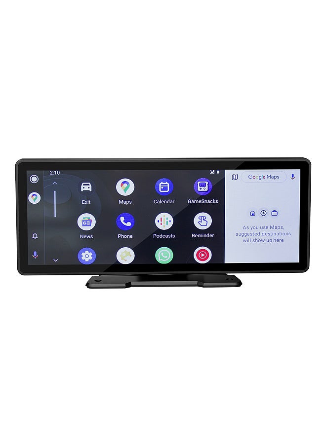Generic - 9.3 Inch Car Stereo MP5 Player BT Hands-Free Calling FM Radio Support Carplay Android Auto Phone Link Reversing Assist U-Disk/TF Card with Adjustable Bracket - Image 1