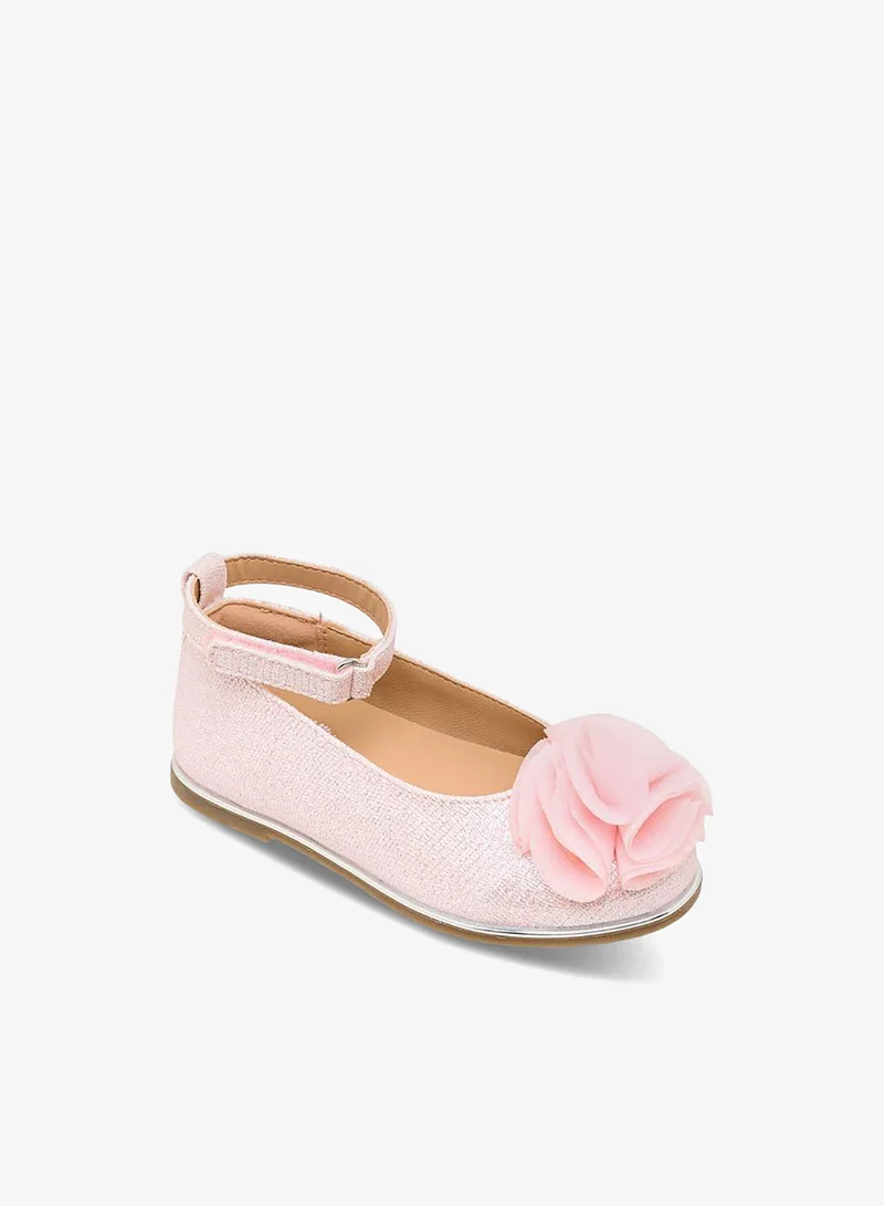 Barefeet Girls Floral Accent Mary Jane Shoes Ramadan Collection