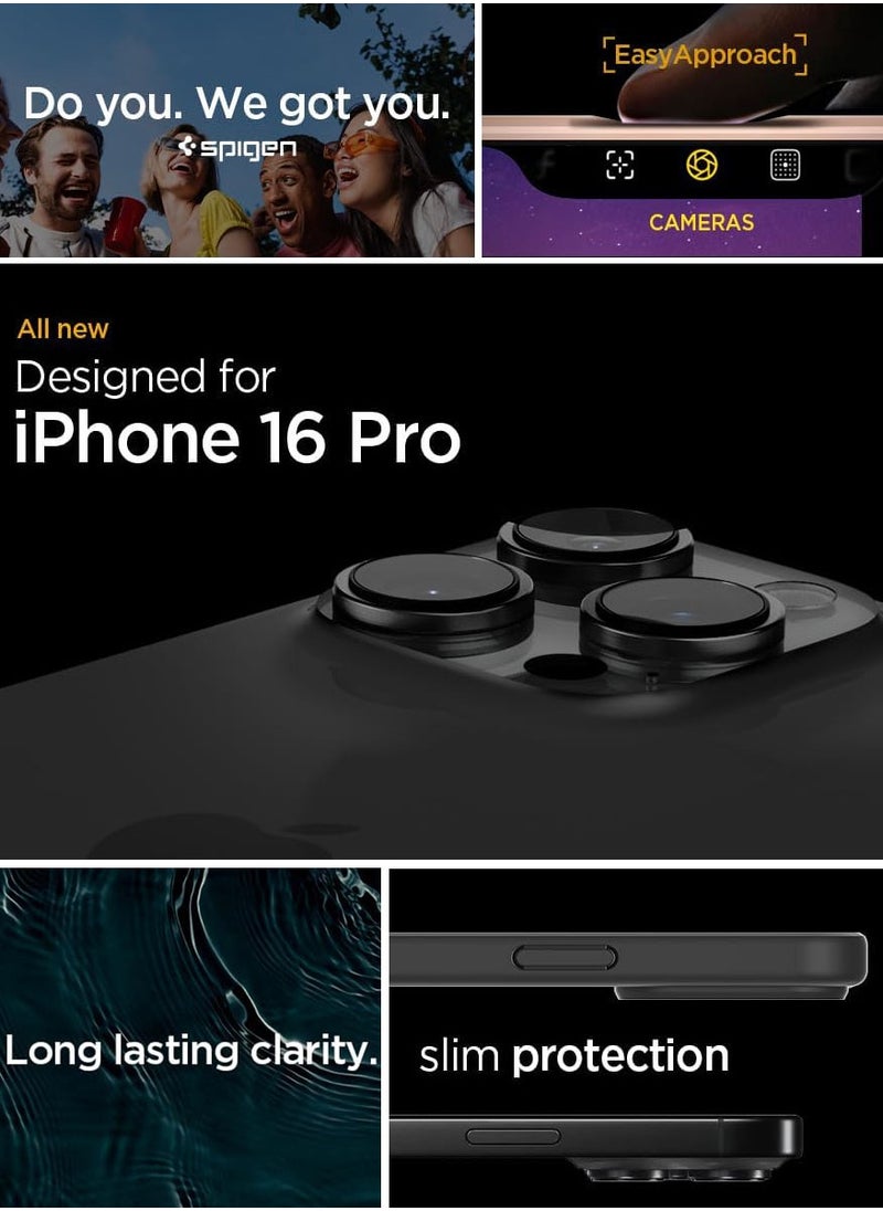 Spigen Ultra Hybrid iPhone 16 Pro Case Cover (2024) - Matte Black  - Image 2