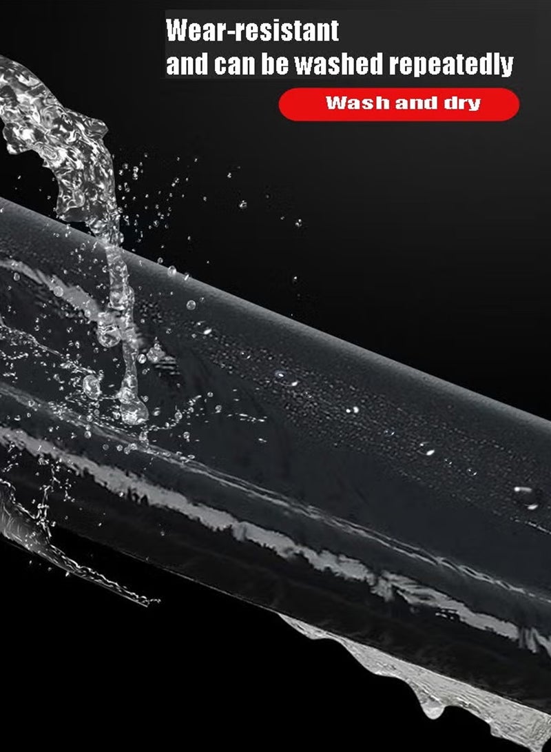 Door Bottom Sealing Strip 95x10cm (37.4x3.9in), Soundproof Draft Stopper Windproof Dustproof Bug-Blocking Insulation Strip, Washable & Durable Adjustable Door Draft Guard for Bedroom, Bathroom, Office & More - Image 3