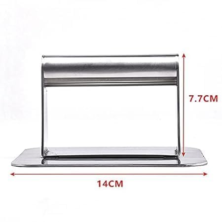 GLOWICK Burger Press Stainless Steel Burger Smasher with Heat Resistant Handle Ideal for Smashed Burgers Sandwiches Panini Bacon Press 1 pcs - Image 2