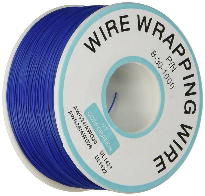 أسلاك وكابلات وافيجامف الكهربائية لوحة الدائرة PN B301000 سلك نحاسي مطلي بالقصدير 30AWG كابل 305م أزرق