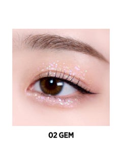 UNICORN GLOW Gleam Eye Glitter 02 Gem 0.14 Oz. / 4 G Eye Glitter Makeup  - Image 2