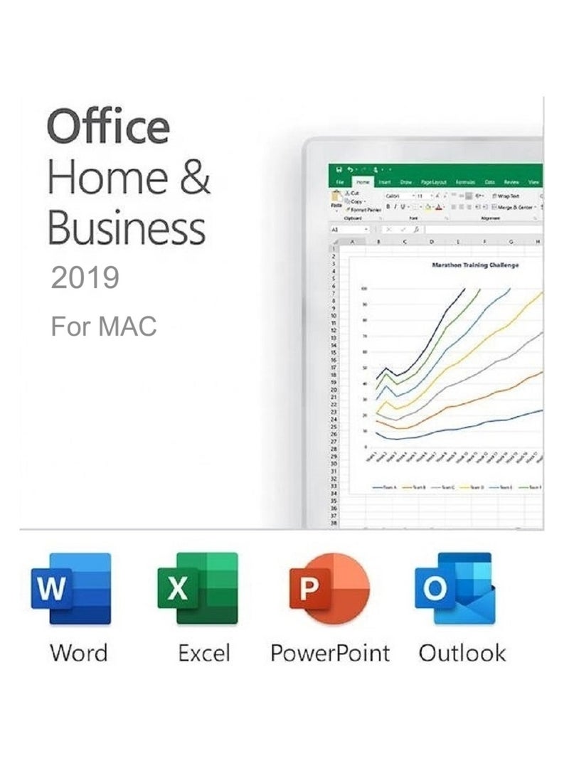 Microsoft اشتراك Office 2019 للمنزل والأعمال لنظام Mac - Image 1