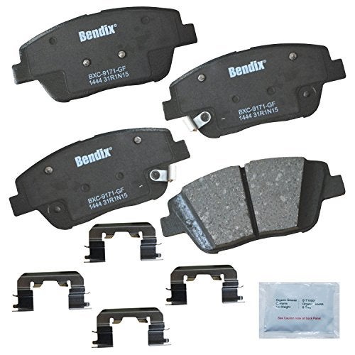 Bendix Priority1 CFC1444 Ceramic Front Brake Pads for Hyundai Sonata 2015-2011, Kia Optima 2016-2011 - Image 1