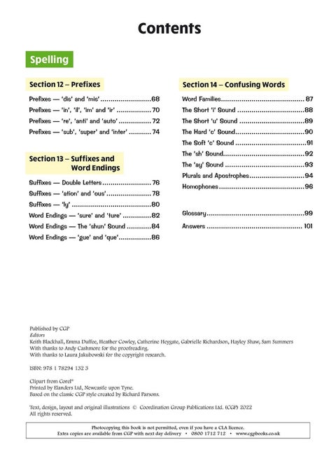 KS2 English Year 4 Grammar, Punctuation & Spelling Targeted Question Book (with Answers)