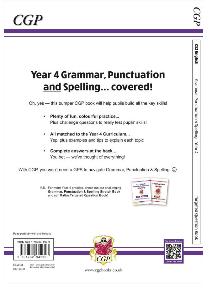 null - KS2 English Year 4 Grammar, Punctuation & Spelling Targeted Question Book (with Answers) - Image 1