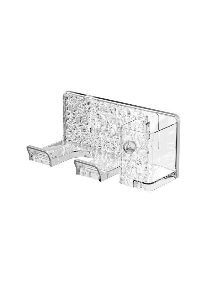 TaiRan 1 Piece Hair Dryer Storage Rack, Non Perforated Wall Mounted Holder, Space Saving Hair Dryer Cylinder Bracket for Home Bathroom Toilet - Image 5