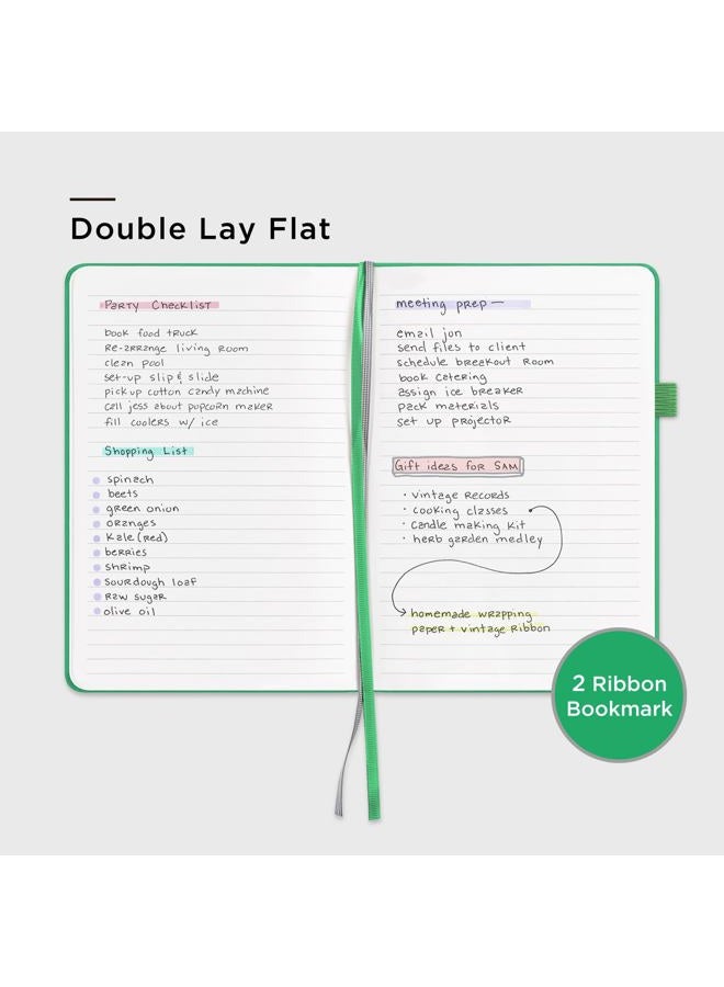 &And Per Se Ruled Journal Notebook, 160 Pages, A5 5.7 x 8 Inch College Lined Thick Paper Notebook Hardcover Notebooks for Women Men Office School (1 Pack, Emerald) - Image 4