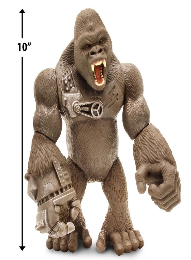 Lanard Primal Clash! Cyber Gorilla Mega Monster! - 10" Articulated Figure, Kids Toy Figure, Ages 3+ - Image 2