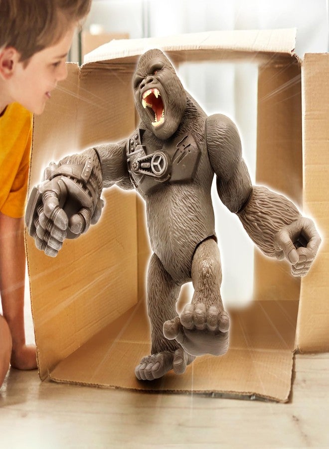 Lanard Primal Clash! Cyber Gorilla Mega Monster! - 10" Articulated Figure, Kids Toy Figure, Ages 3+ - Image 5