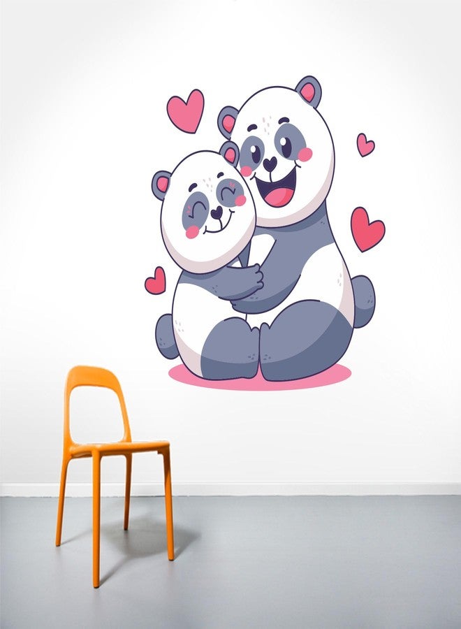 Wall Attraction ملصقات جدارية ورسومات باندا لطيفة من Wall Attraction™، مقاس 58×55 سم، MD259_S - Image 2