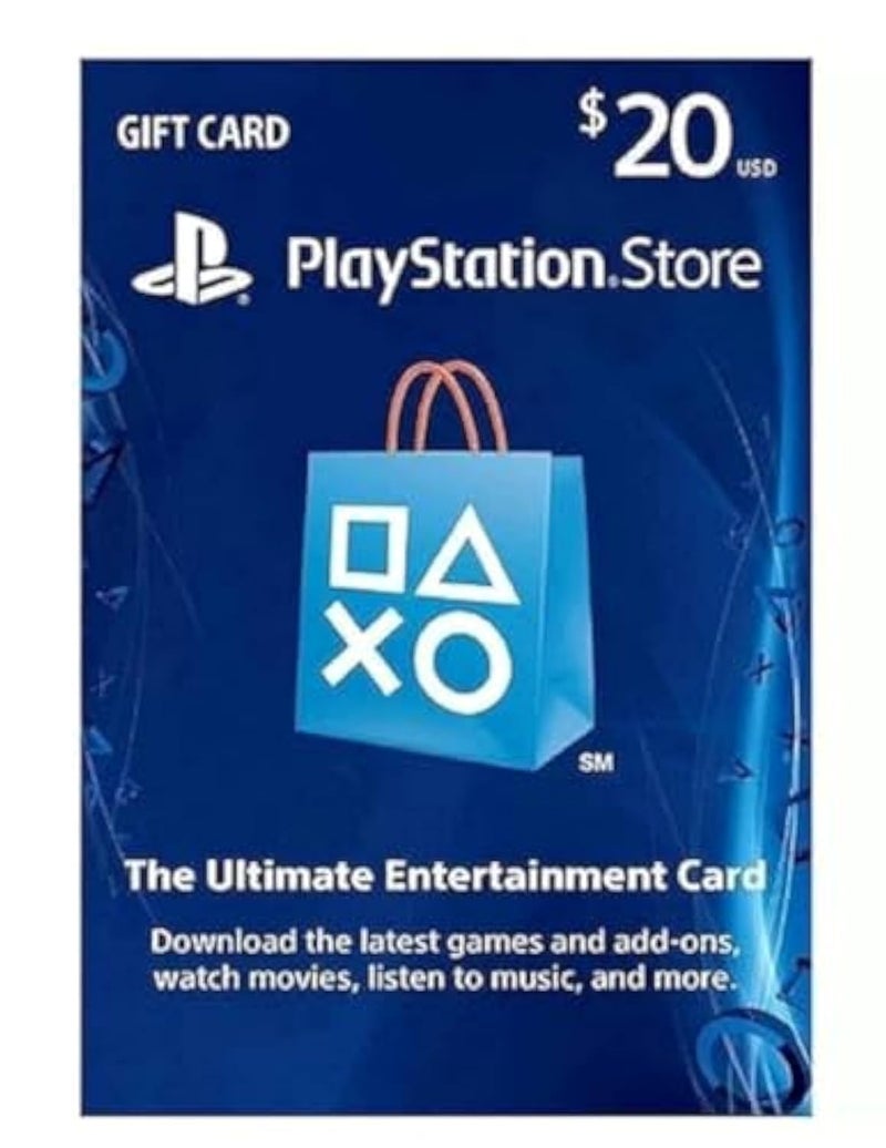 Gift Card Playstation Store, 20$ Uae