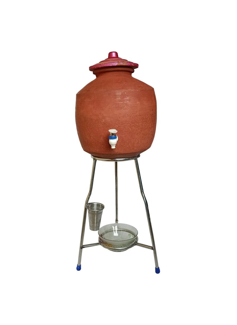 A to Z Hub A to Z Hub Water Pot StandMatka StandStand For Water PotWater Dispencer StandMatka Stand RoundWater Pot HolderMatka Pot Holder Style 1  - Image 1