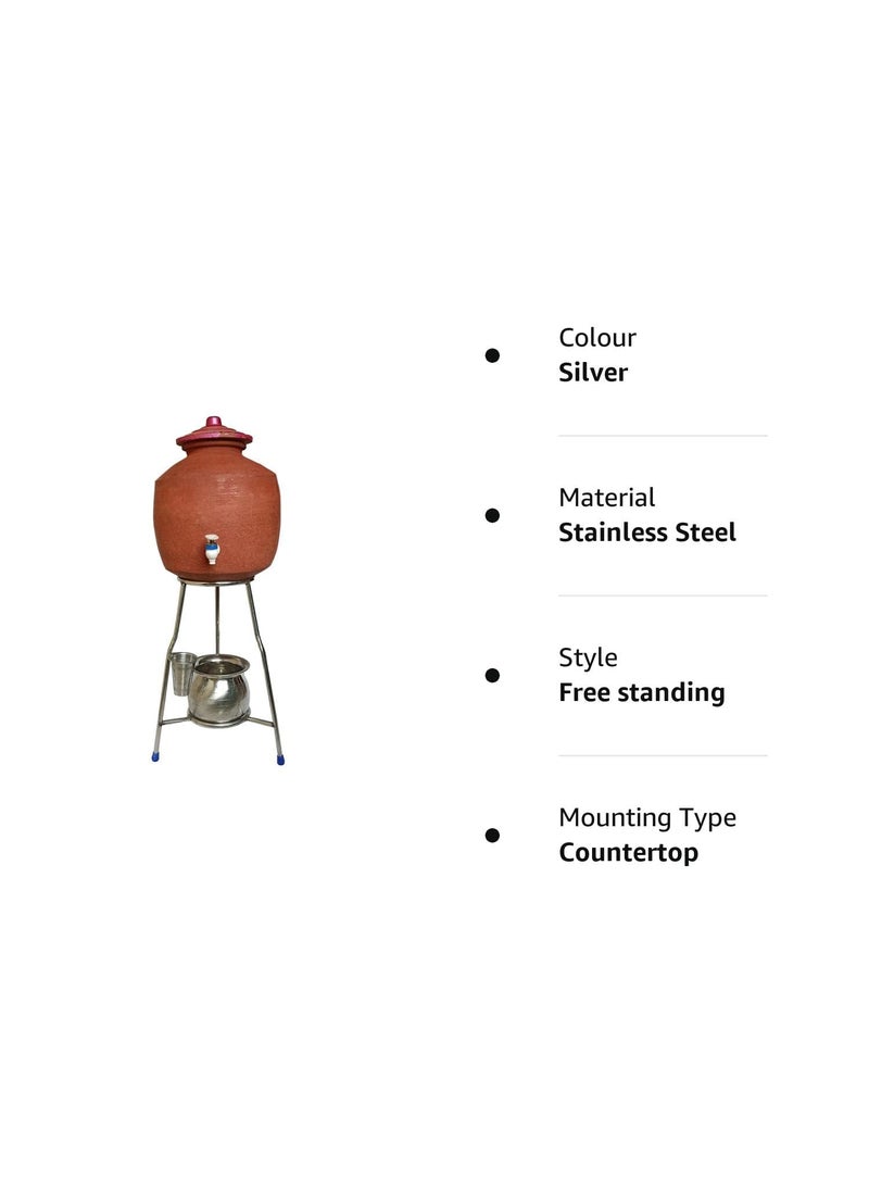 A to Z Hub A to Z Hub Water Pot StandMatka StandStand For Water PotWater Dispencer StandMatka Stand RoundWater Pot HolderMatka Pot Holder Style 1  - Image 5