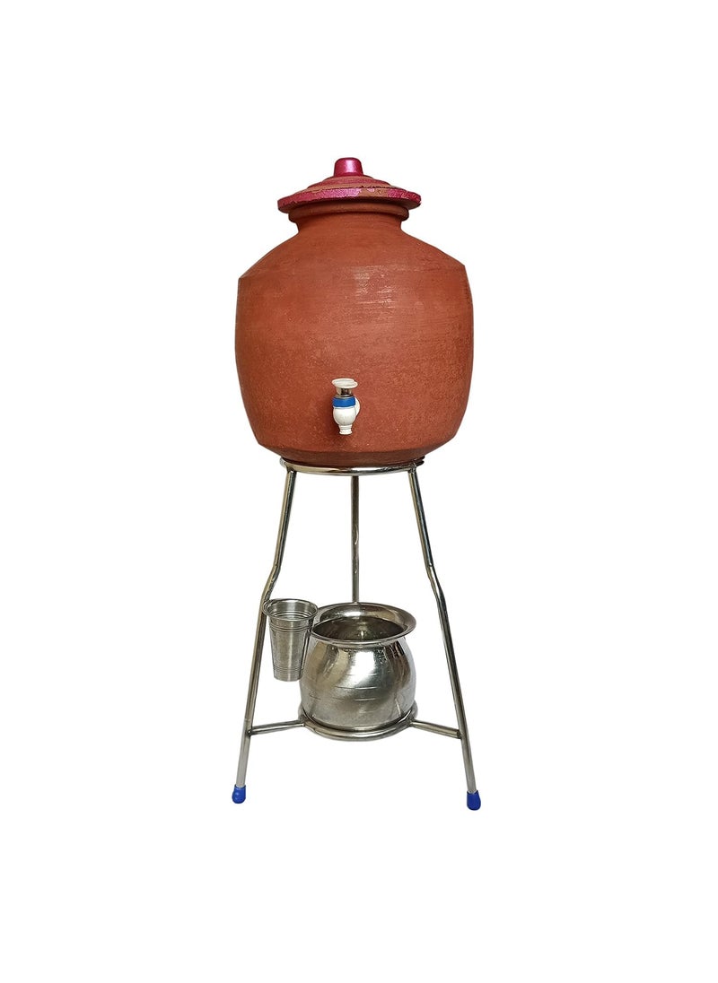 A to Z Hub A to Z Hub Water Pot StandMatka StandStand For Water PotWater Dispencer StandMatka Stand RoundWater Pot HolderMatka Pot Holder Style 1  - Image 2